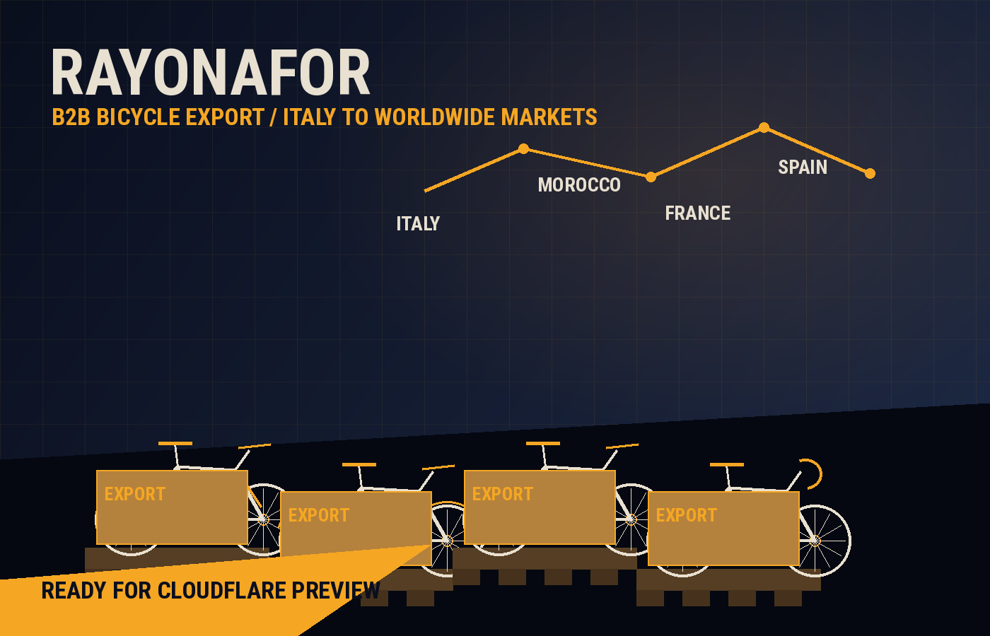 Anteprima visuale export biciclette RAYONAFOR
