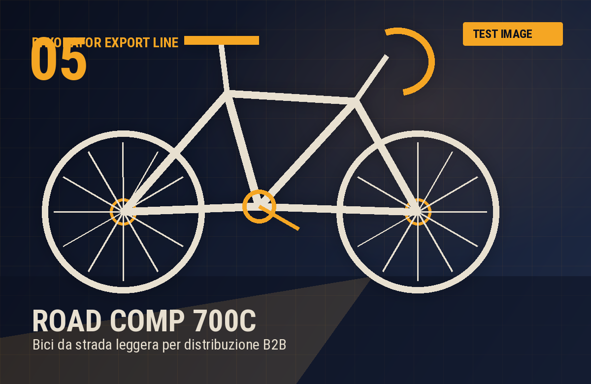 Road Comp 700C bicicletta da strada